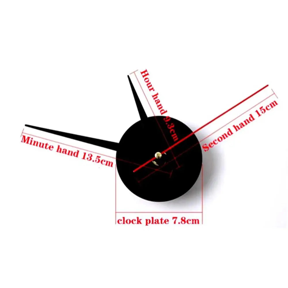 3D Luminous Wall Clock Frameless Acrylic DIY Digital Clock Wall Stickers Mute Clock for Living Room Bedroom Office Wall Decor