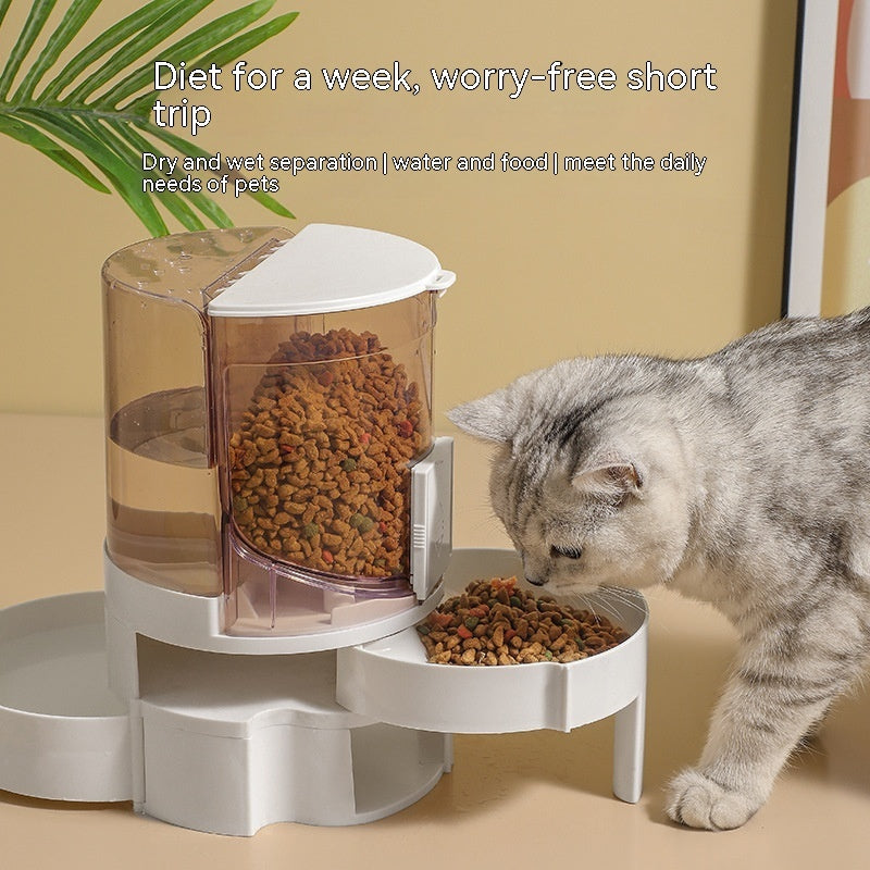 Smart Automatic Pet Feeder with Fresh Water Refill