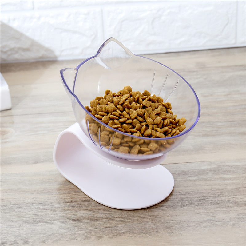 Double Cat Bowl – Comfortable Eating with Tilted Design