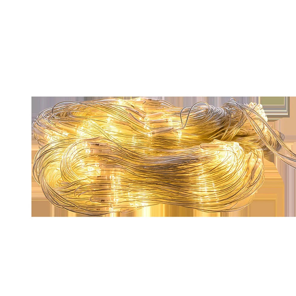 Net Mesh Led Lights 1.5M/2M/3M LED String Christmas Fairy Curtain Garland Outdoor Waterproof For Party Garden Wedding Decoration