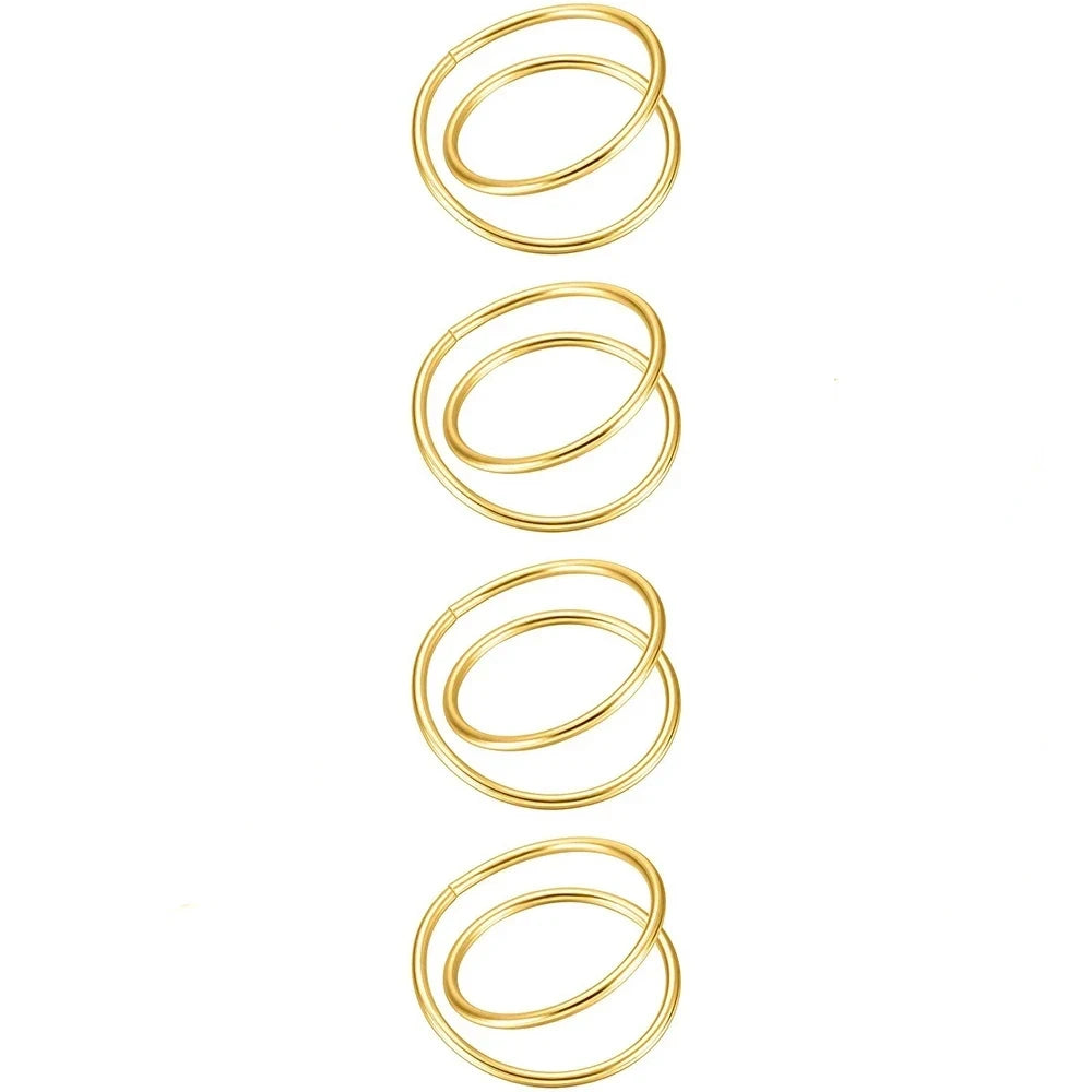 Exquisite Gold Napkin Ring Metal Napkin Rings for Wedding Party Dinner Hotel Table Decoration Napkins Holder
