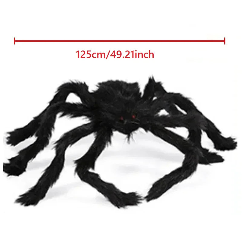 Giant Halloween Spider Indoor & Outdoor Yard, Porch Decor for Haunted House or Home, Party ,Halloween Decorations