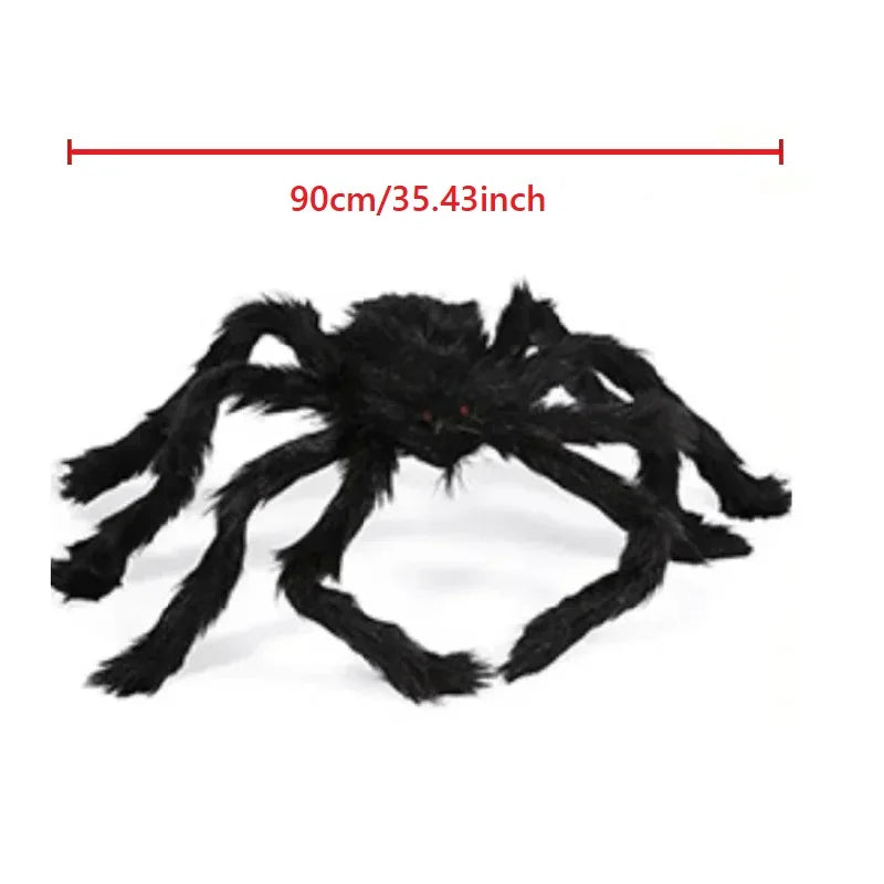 Giant Halloween Spider Indoor & Outdoor Yard, Porch Decor for Haunted House or Home, Party ,Halloween Decorations