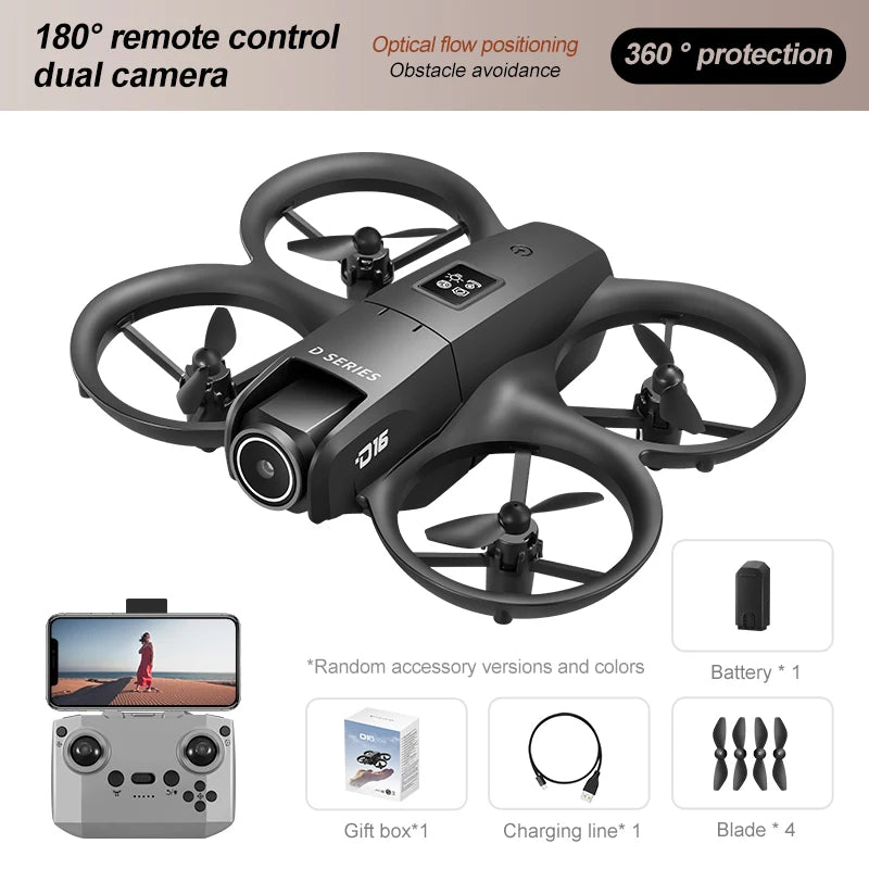 Xiaomi D16 Drone Mini Dual Camera 8K Aerial HD Profesional Helicopter GPS Positioning Avoidance Bushless Motor Drone UAV